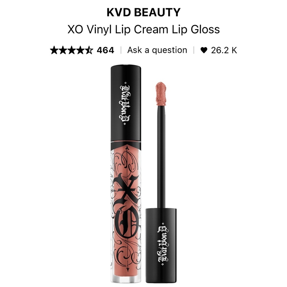 Kat Von D vinyl lip cream - blossom